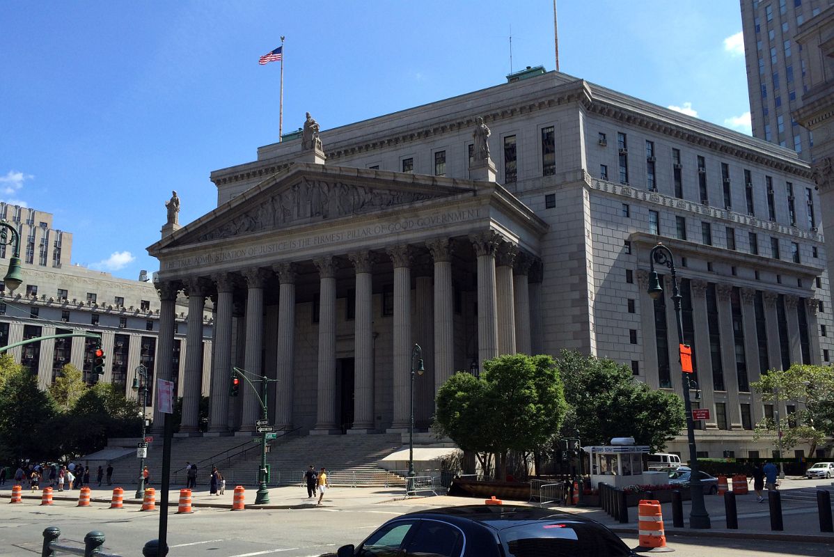 02 New York County Courthouse In New York Financial District